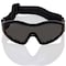Bison Life Safety Goggles, Black Lens, Anti-Fog & Anti-Scratch, Elastic Strap, Mirage Series SH-MRSG-BKLBKS-MS19 - alternate 3